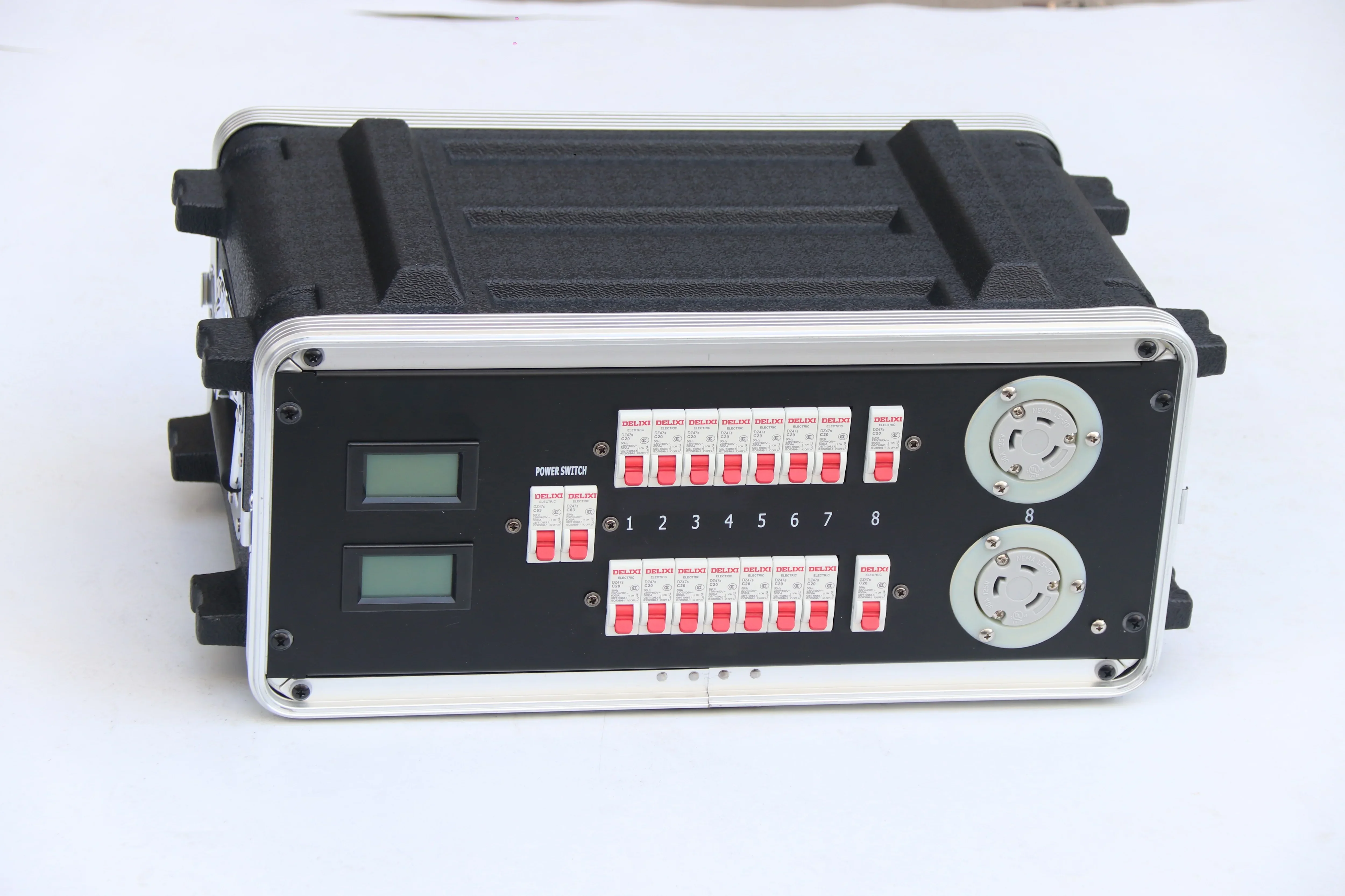 2026 2025 US Stage Power Box 200A Camlock Input Supply 28*Edison Output Socket Power Distribution Box