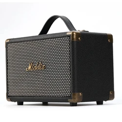 MIDDIX Portable Guitar Speaker caixa de som Bluetooth Subwoofer Retro Wireless Bass Audio Home Computer Loudspeaker Music Center