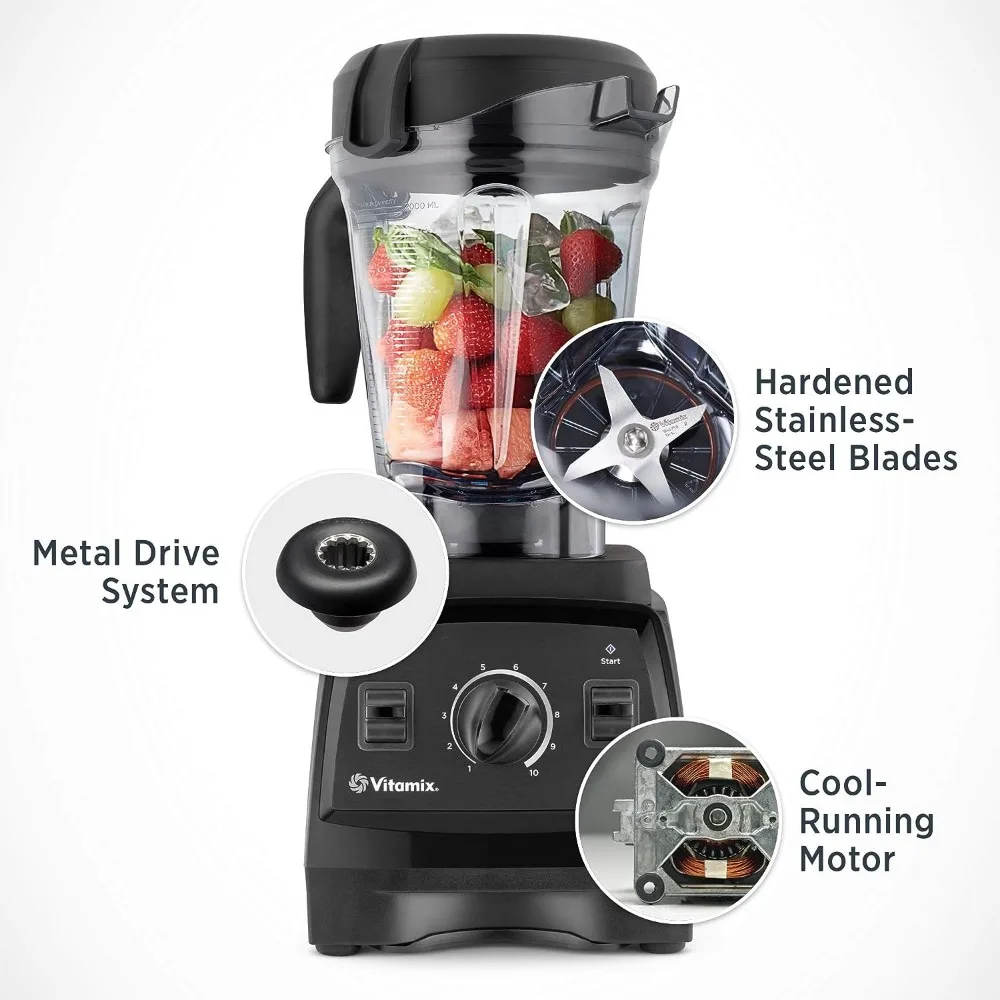 new Vitamix, Red 7500 Blender, Professional-Grade, 64 oz. Low-Profile Container