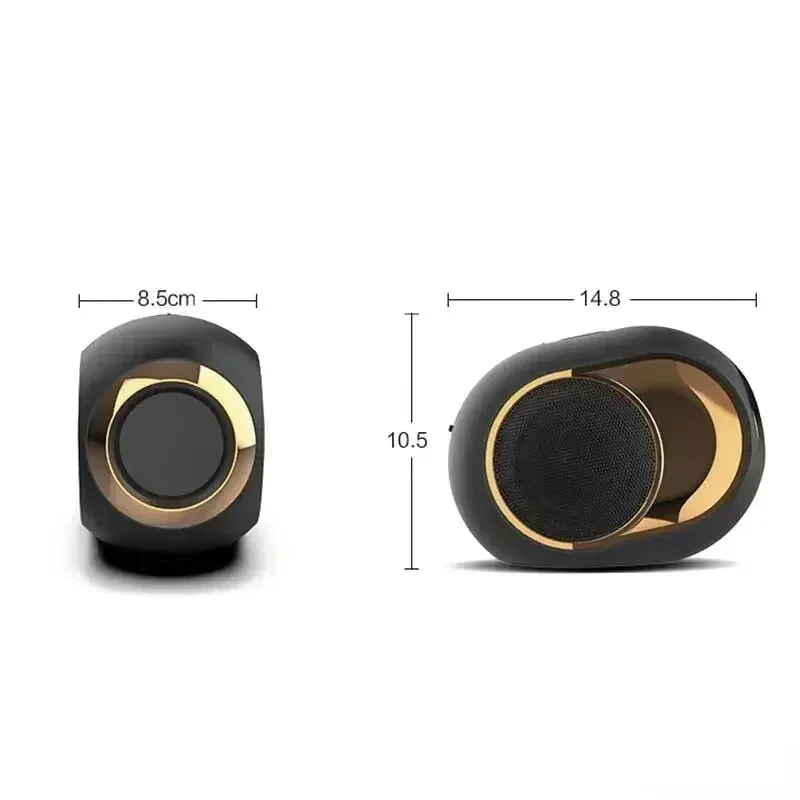 PC Portable Wireless Loudspeakers Bluetooth 5.0 TWS Waterproof Outdoor X6 USB FM Speaker for Phone Stereo Music Support TF AUX