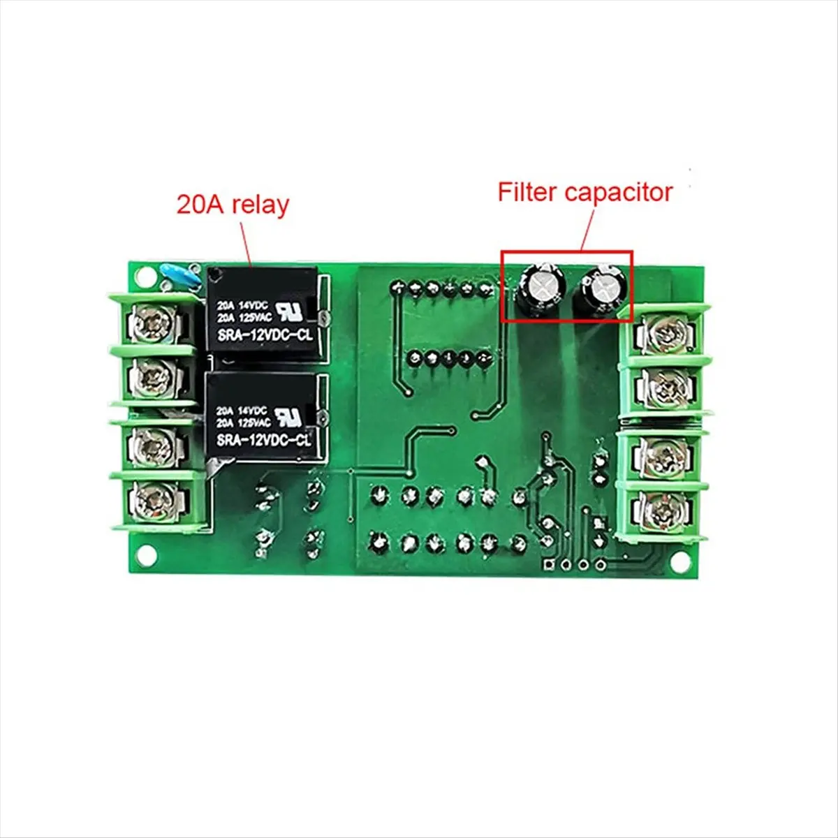 T194C★▶□☽HOT]12V DC Motor Driver Board with Forward/Reverse Control, Low-Level Trigger, Programmable Delay and Timing Relay Modu