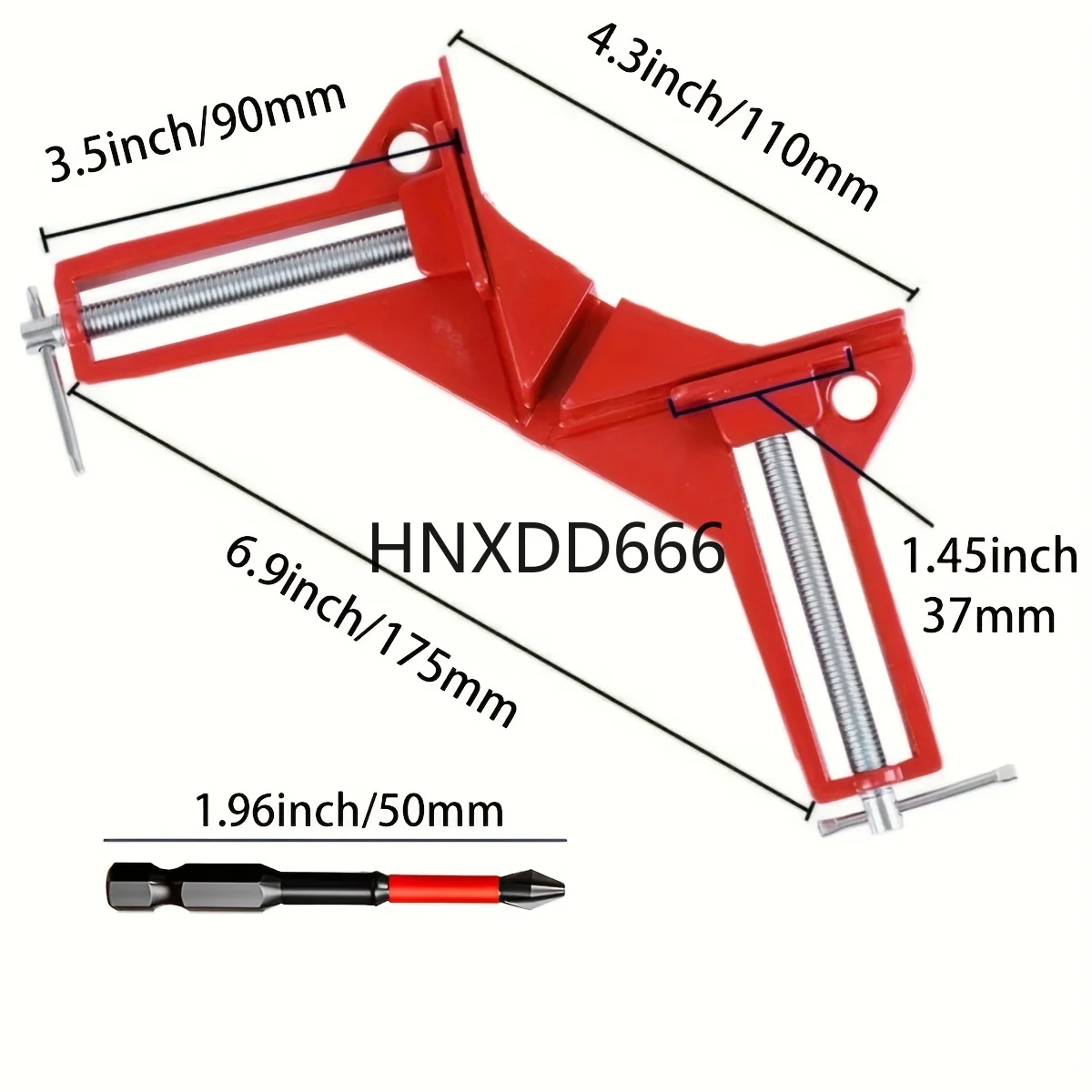 

Right Angle Clamp, 90 Degrees Corner Clamp, Picture Frame Holder, Glass Holder, DIY Woodworking Hand Tools
