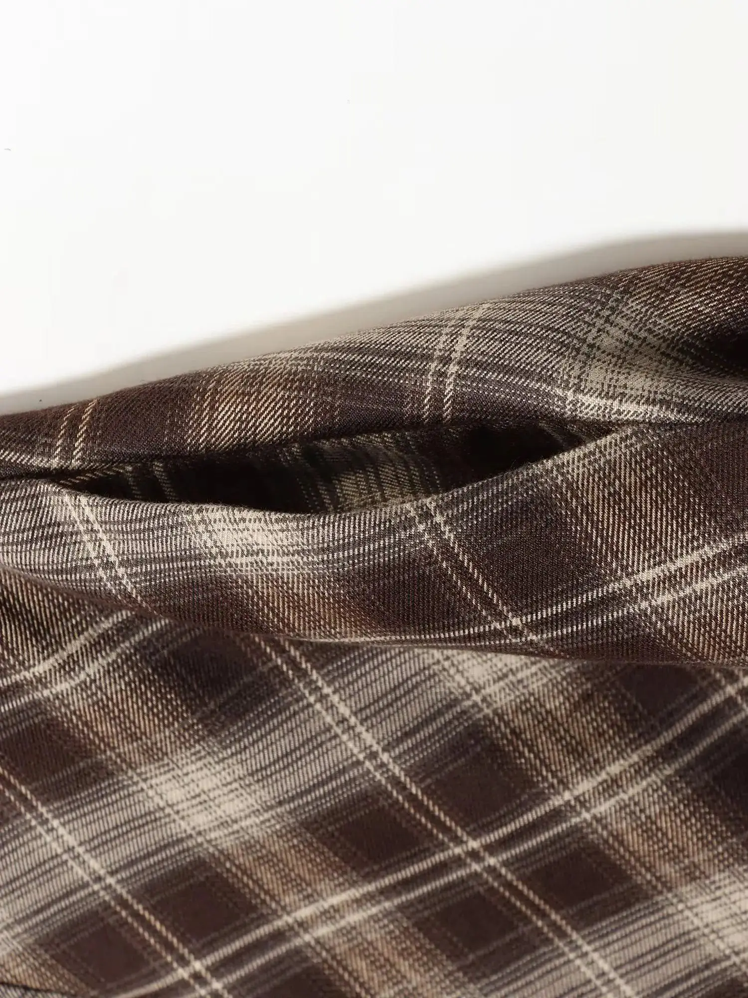 ربيع الخريف خمر حجم كبير متوسطة طول المرأة منقوشة تنورة عالية الخصر التخسيس فستان طويل العصرية الرجعية منقوشة ألف خط تنورة #6