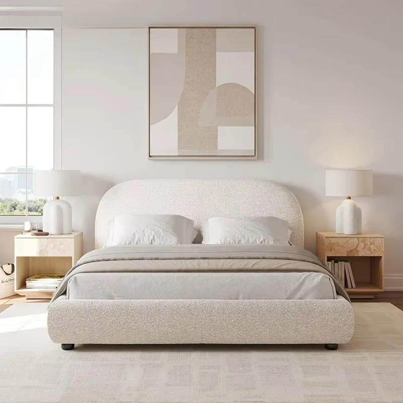 High Quality Unisex Home Design Modern Lamb Bed Villa Apartment