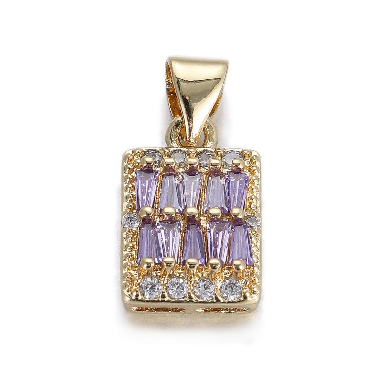 Luxury Copper Stars Moon Heart Flowers Pendant Cubic Zirconia Charm Gold Color Necklace Pendants for Women Fashion Jewelry Gift