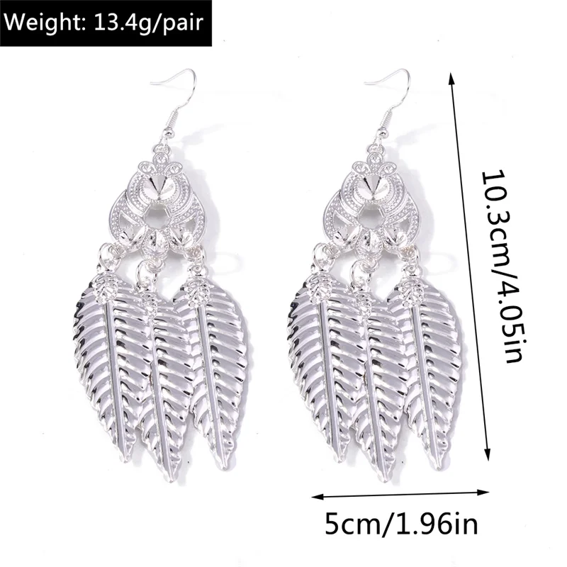 Aihua Silberfarbene Lange Quasten-Ohrhänger mit Pfau- und Schmetterlingsmotiv für Damen, Hochzeits- und Party-Schmuck, Geschenke, Trendige Ohrringe – Detail 13