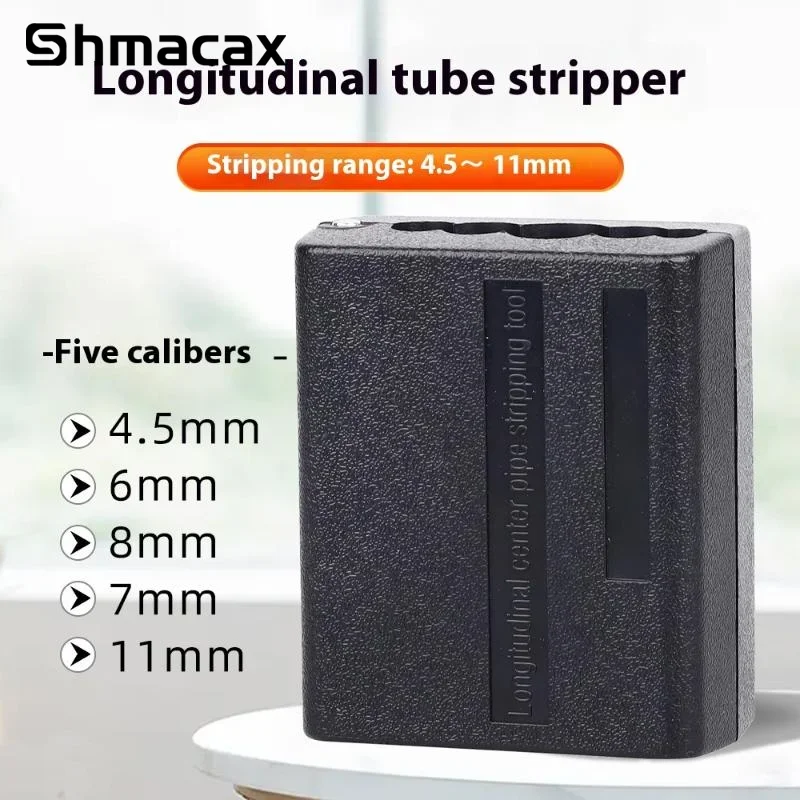 4.5/6/7/8/11mm Longitudinal Beam Tube Stripper Fiber Optical Cable Jacket Sheath Slitter Fiber Optical Loose Tube FTTH Tools