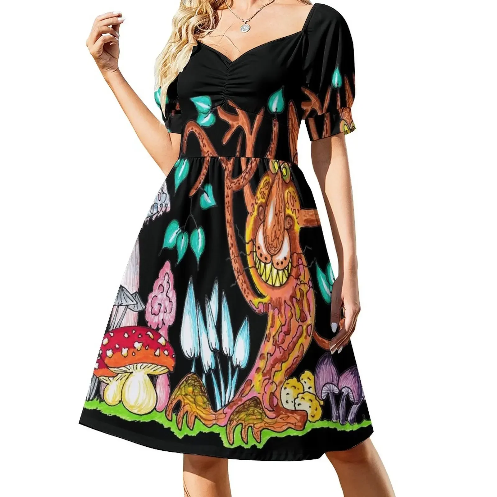 

Freaky fungus forest Sleeveless Dress women dress women's summer jumpsuit Dress