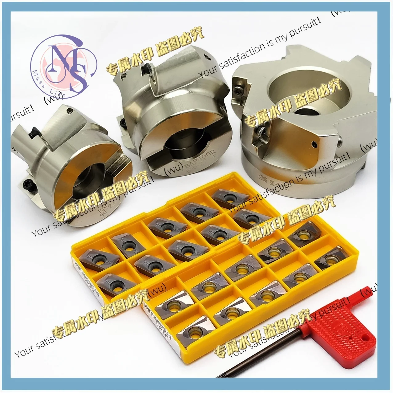 Suitable for BAP400R 50 63 80 numerical control milling cutter head 90 degrees right corner with APMT1604