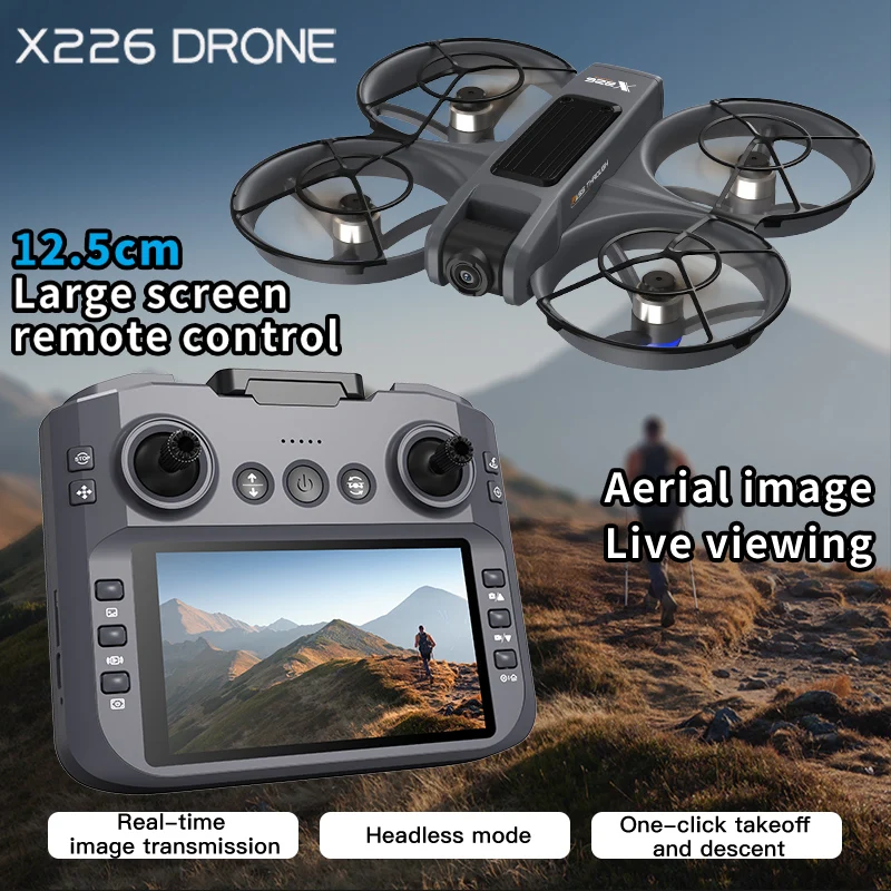 New X226 RC Drone 2.4G 5G Professional 4K HD Aerial Photography Remote Control FPV Dron HD Dual Camera Quadcopter boy Toys Gifts