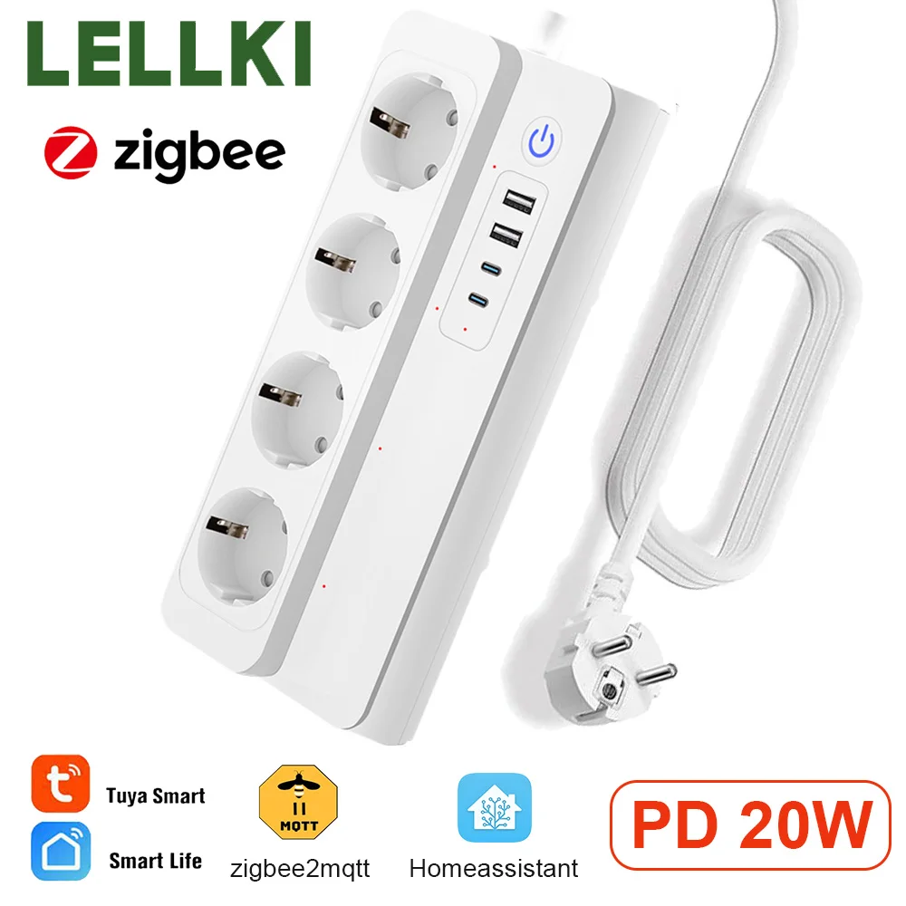lellki-multipresa-zigbee-eu-con-presa-tipo-c-pd20w-presa-multipla-220v-timer-compatibile-con-tuya-smart-zigbee2mqtt-yandex-alice-homeassistant
