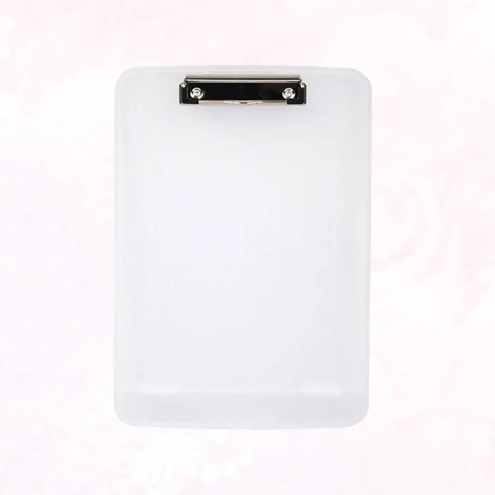 

Plastic Clipboard with Storage Heavy Duty Writing Folder A4 Paper Holder Nurse Organizer File Clip Document Board Pad