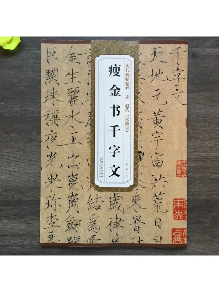 

Книга-Winshare Династия Сун Чжао Цзи Сун Хуизун Тонкий золотой сценарий Тысяча персонажей Классика