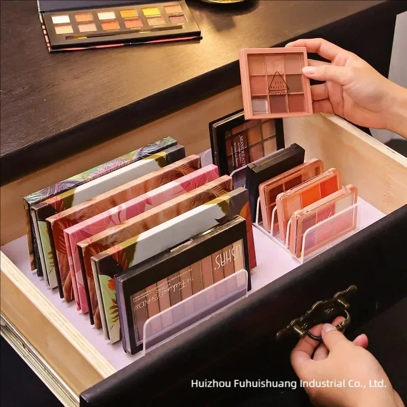 New Eyeshadow Palette Organizer Eyepowder Storage Tray Cosmetics Rack Makeup Tools Compartment Holder for Women Makeup Organizer