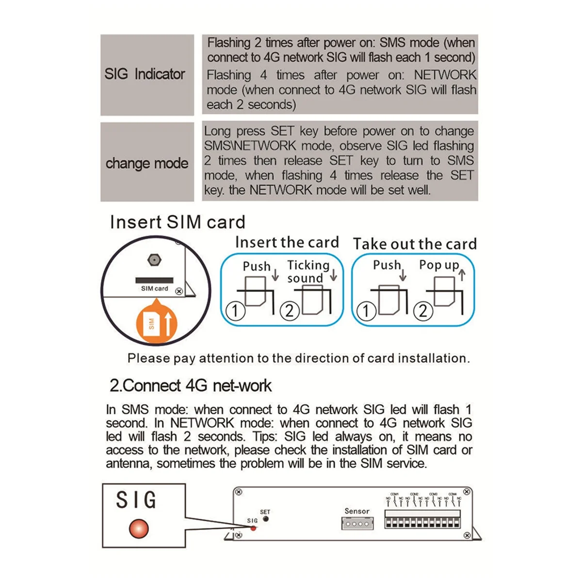 SMS GSM 4G LTE Interruptor liga/desliga de relé de 8 canais para abridor de portão Controle de motor SM8-WLTE APP Controle remoto Plugue UE