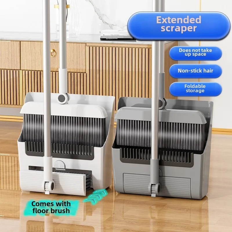 

Высокоэффективный эргономичный набор для чистки пола 3-в-1 с длинной ручкой — все необходимое для чистки дома