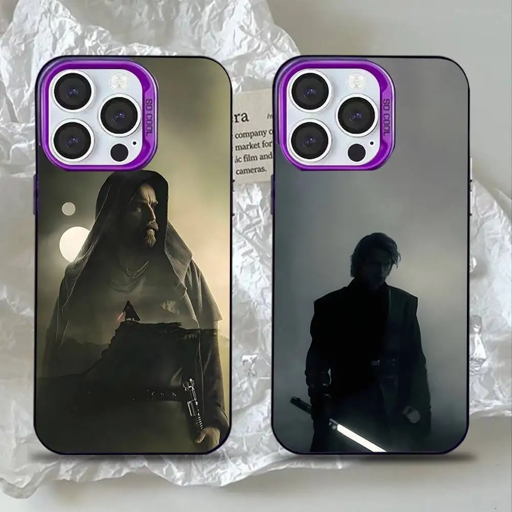 

Cool A- Anakin S-Skywalker Phone Case For iPhone 16,15,14,13,12,11,Mini,Pro,SE,MAX Purple Matte Silicone Cover