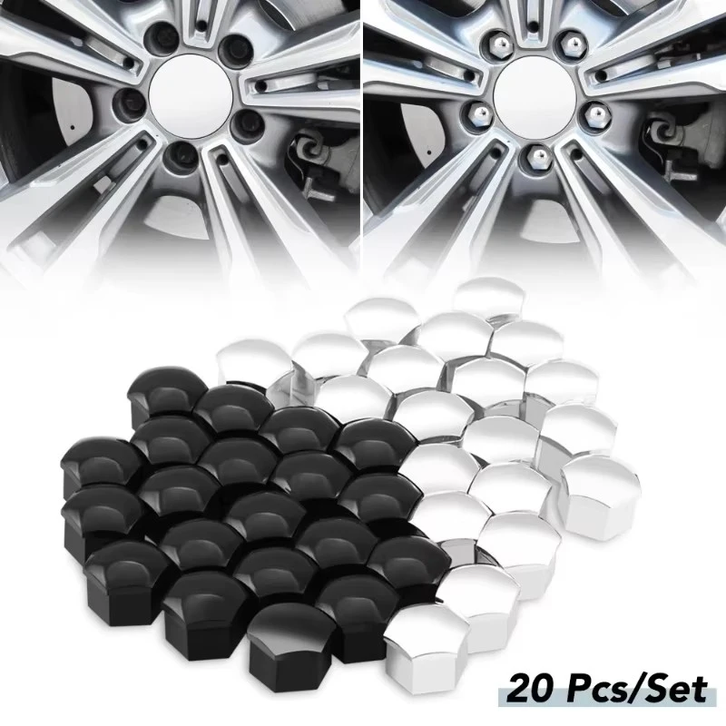 

1/2/3set Car Wheel Nut Caps Auto Hub Screw Cover 17/21mm Bolt Rims Exterior Decoration Special Socket Protection Dust Proof