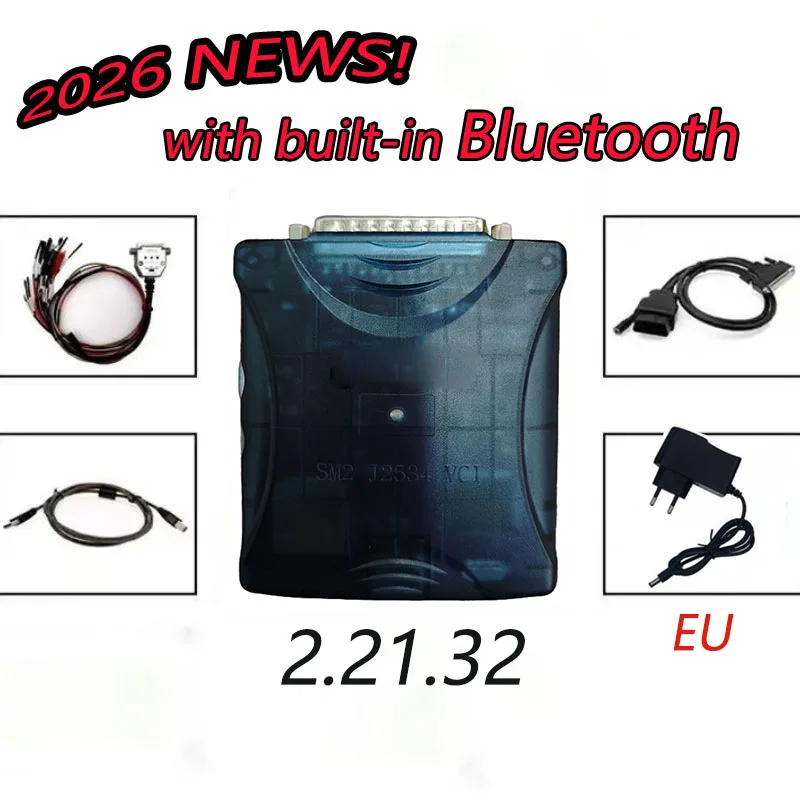 

Новейший Bluetooth-адаптер SM2 ProJ2534 Pcmflash SM2 Pro для замены оригинального аксессуара к программатору ЭБУ Toyota VCI Pro