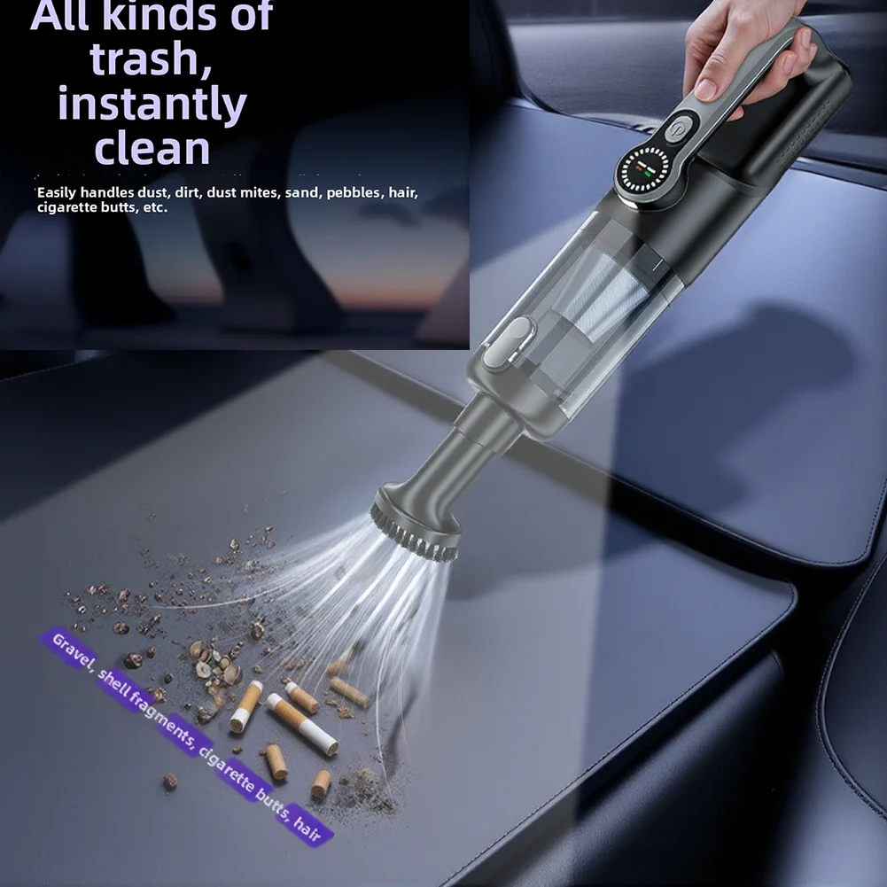 For Car For Home Multi-functional 4-in-1 Handheld Vacuum Car Cleaning Easy Empty Handheld Vacuum Cleaner Digital LED Display