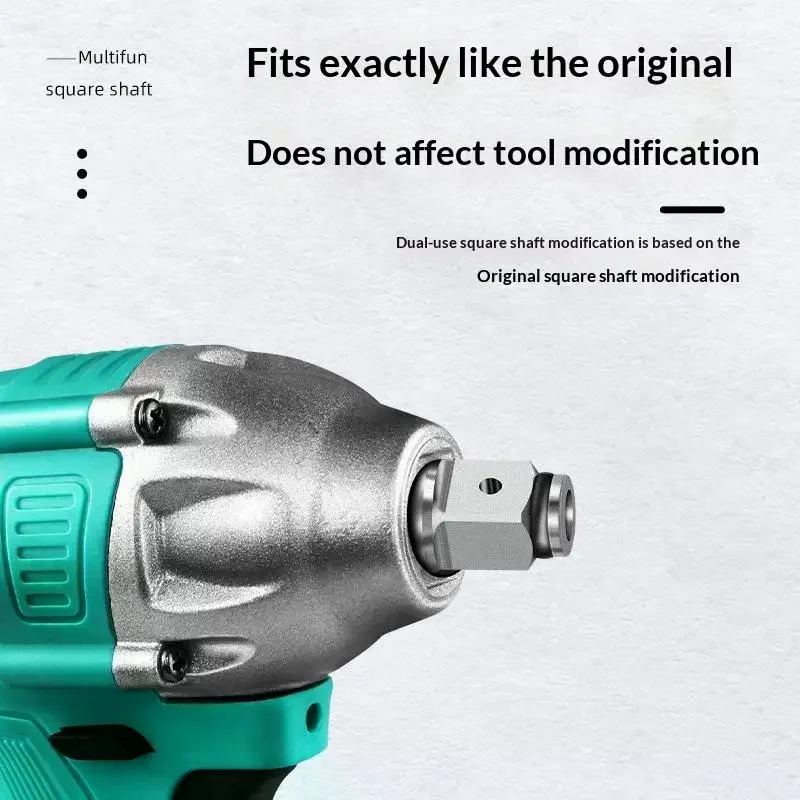 Hex Shank Adapter 1/2 Inch Strong Magnetic T-shaft Square Head Dual-use Connector for DIY Handyman Home Repair Tasks
