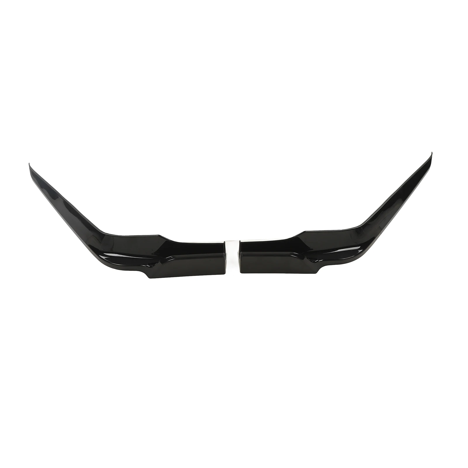 Front Bumper Splitter Glossy Black High Toughness Wear Resistant Replacement for Civic 2021‑2023 Front Bumper Lip Spoiler