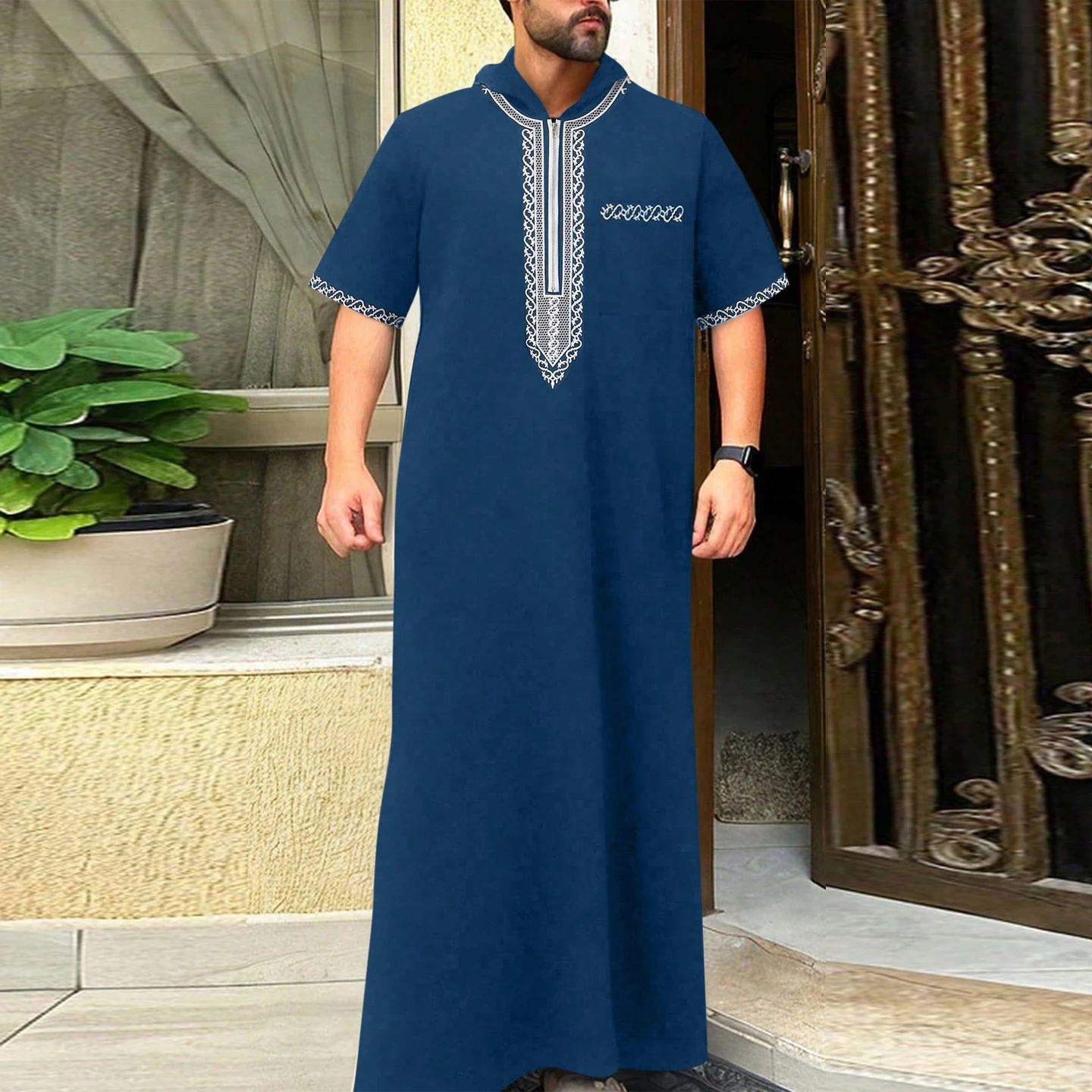 Hooded blue c