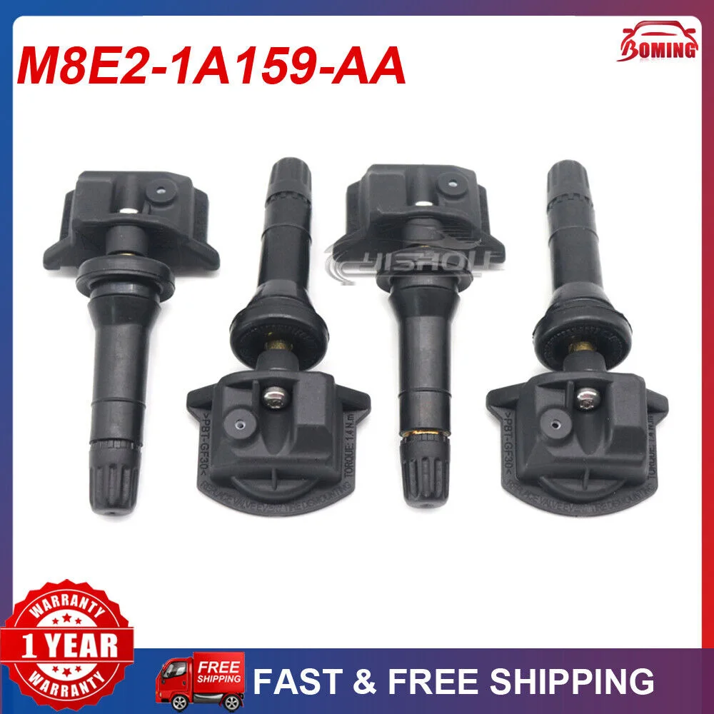 4Pcs/lot M8E2-1A159-AA LR156918 New Car TPMS Tire Pressure Sensor For Land Rover Defender 2020 2021 2022 2023 433MHz M8E21A159AA