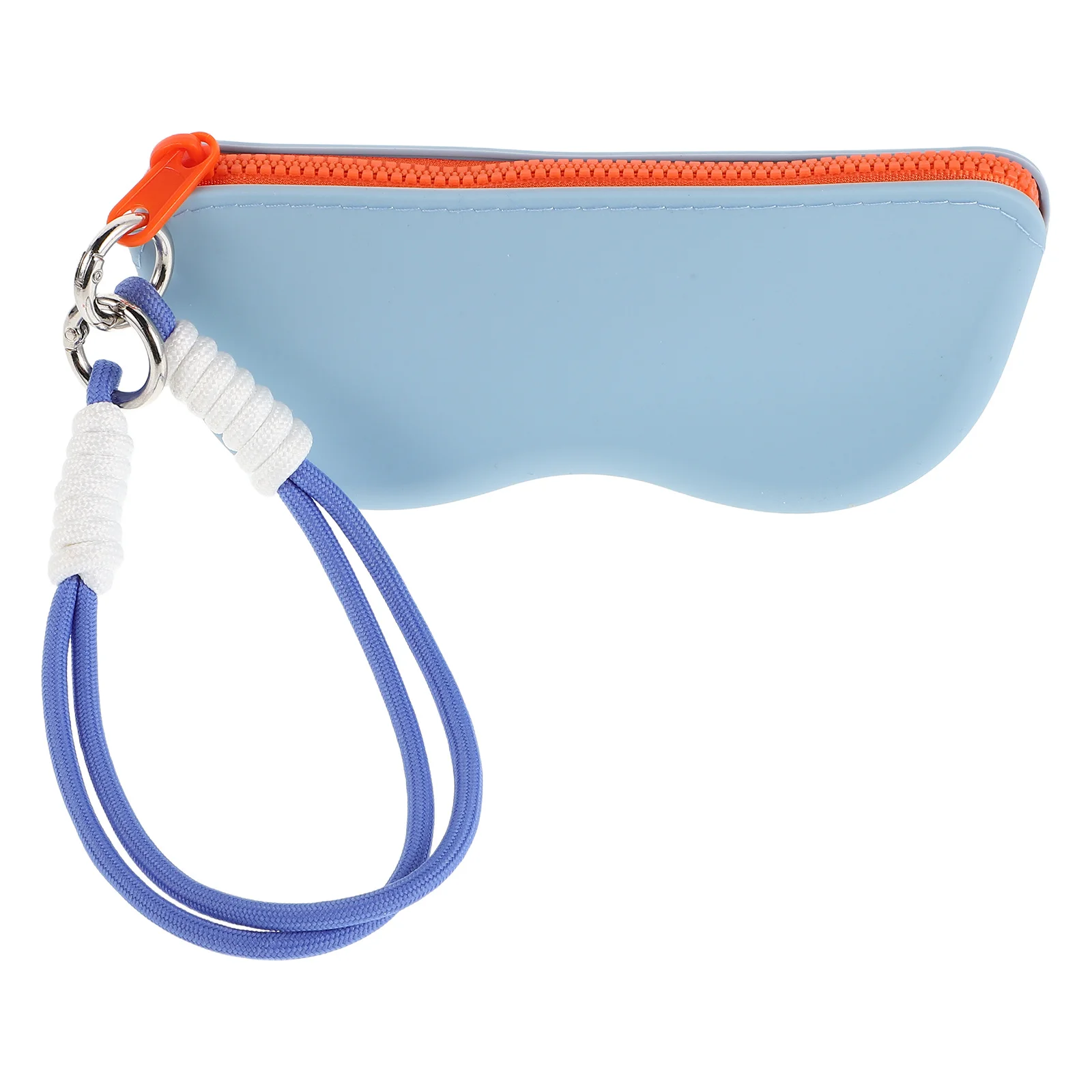 

Silicone Eyeglass Case Pouch Scratchresistant Colorblocking Design Travel Organizer Multifunctional Storage Glasses Protector