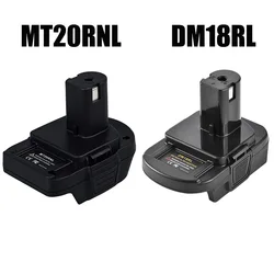 MT20RNL DM18RL Adapter for Makita Dewalt Milwaukee 18V Li-ion Battery Convert To Ryobi 18V Li-ion Battery for Ryobi 18V Tool Use