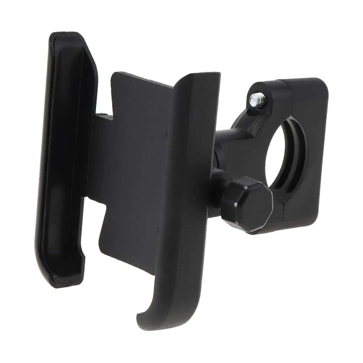 Universal preto liga de alumínio suporte do telefone da motocicleta para suporte de telefone para bicicleta guiador titular