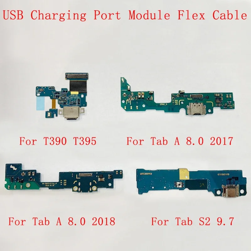 USB Charging Port Module Connector Port Flex Cable For Samsung Tab T510 T290 T390 T385 T380 T387 T590 T595 T810 T815 Replacement