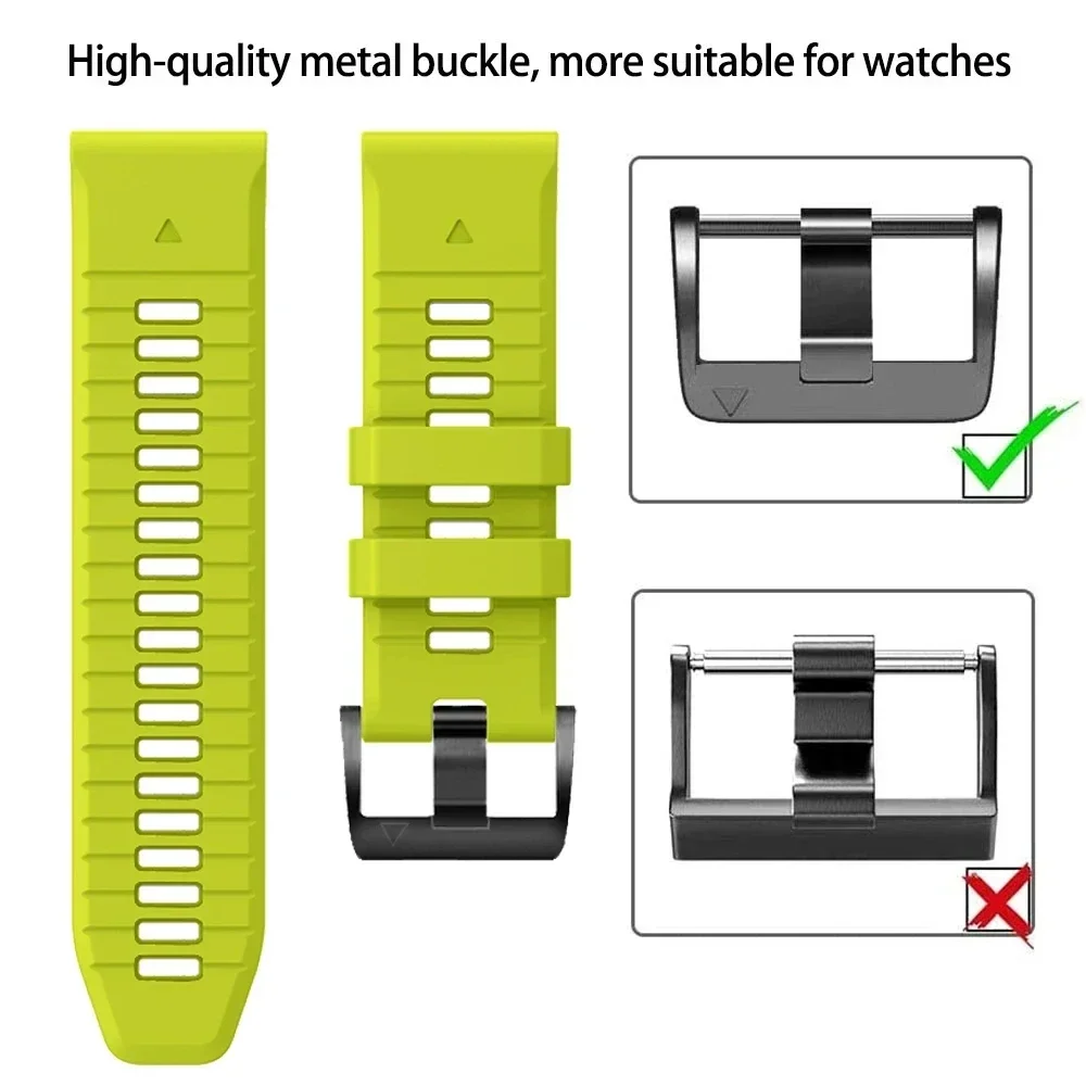 22mm 26mm Watch Bands For Garmin Instinct 2X Solar Fenix 7X 7 Pro 6 6X Pro 5 5X Plus Tactix Delta Watch Strap QuickFit Bracelets