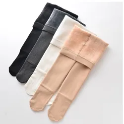 2023 New Design Winter Girls Tights Thicken Baby Fashion Cotton Cute Warm Elastic Waist Girl Pantyhose Kids Stocking Fur 90-160C