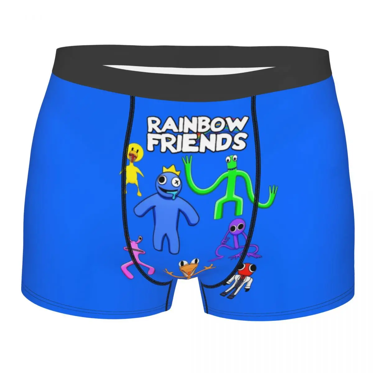 Custom Rainbows Friend Video Game Underwear Men Breathable Boxer Briefs Shorts Panties Soft Underpants For Homme