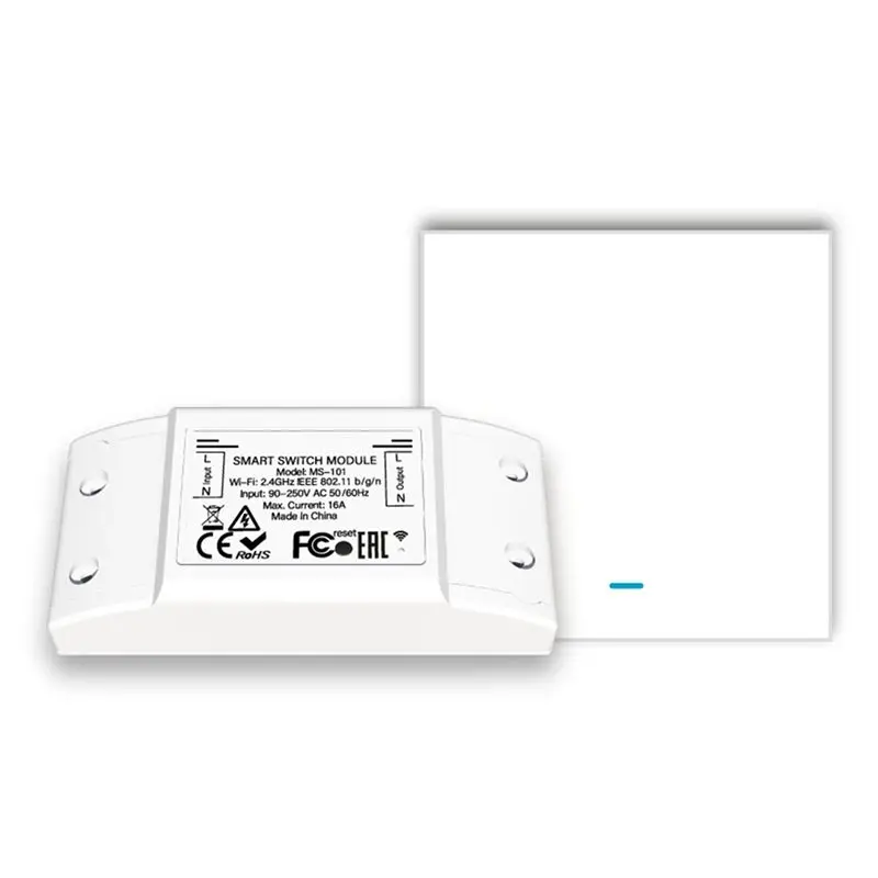 16A Bluetooth Smart Switch With 1 Group Panel Remote Control Industrial-Grade Switch Tuya Smart Home Relay Breaker