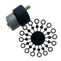 Stage Bubble Machine Motor 12V DC RPM 45R Metal Motor Plastic Motor Impeller New Replace Spare