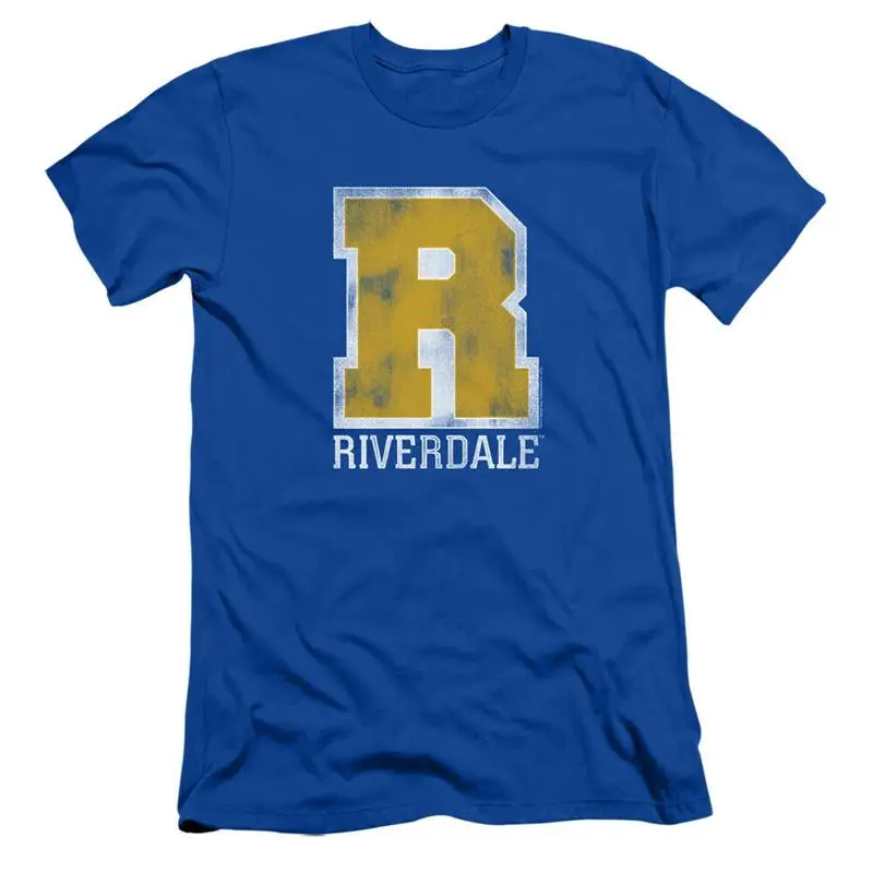 Футболка Riverdale Slim Fit с винтажным логотипом Varsity Royal