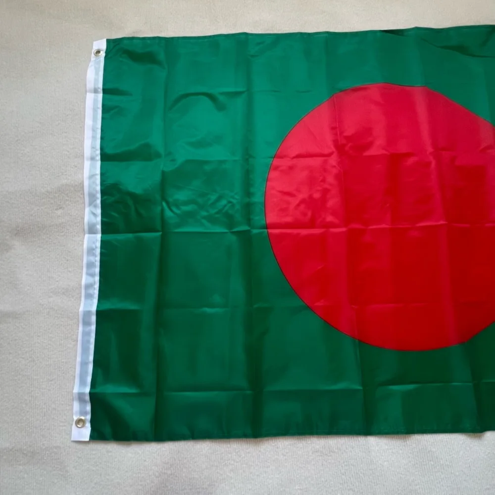 Flaga Bangladeszu 90x150CM Wisząca poliestrowa flaga Republiki Ludowej Bangladeszu Baner Flaga wystroju domu