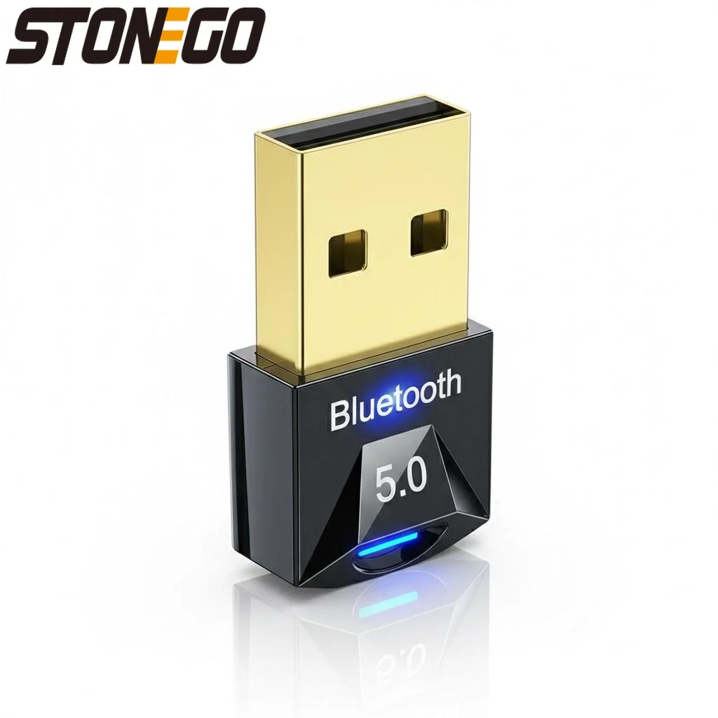 

USB-адаптер Bluetooth 5.0 для ПК, беспроводной аудиоприемник-передатчик, совместимый с мышью и динамиком, с поддержкой aptX