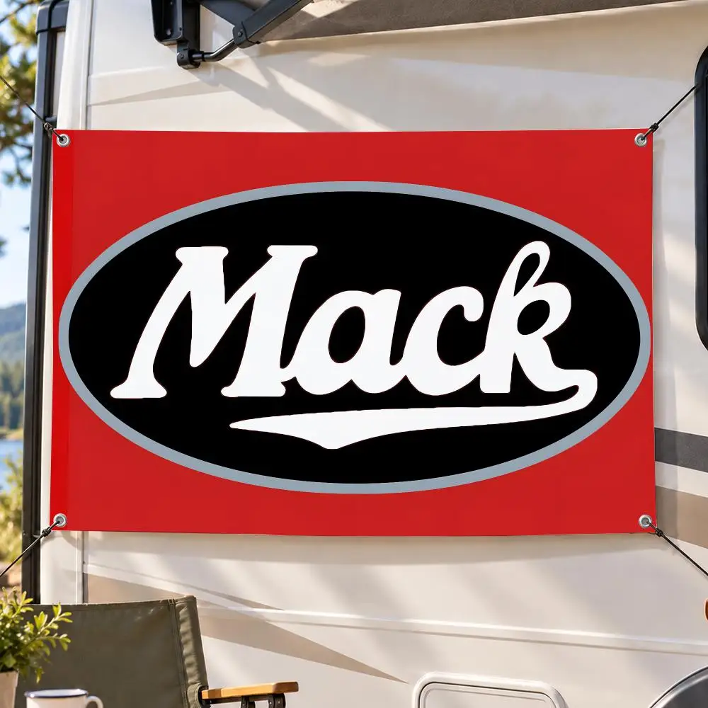 Brand Modern MACKs Truck Flags Decorative Flag Banner Indoor Outdoor Garden Yard Patio Party Camping Wall Decor Gift