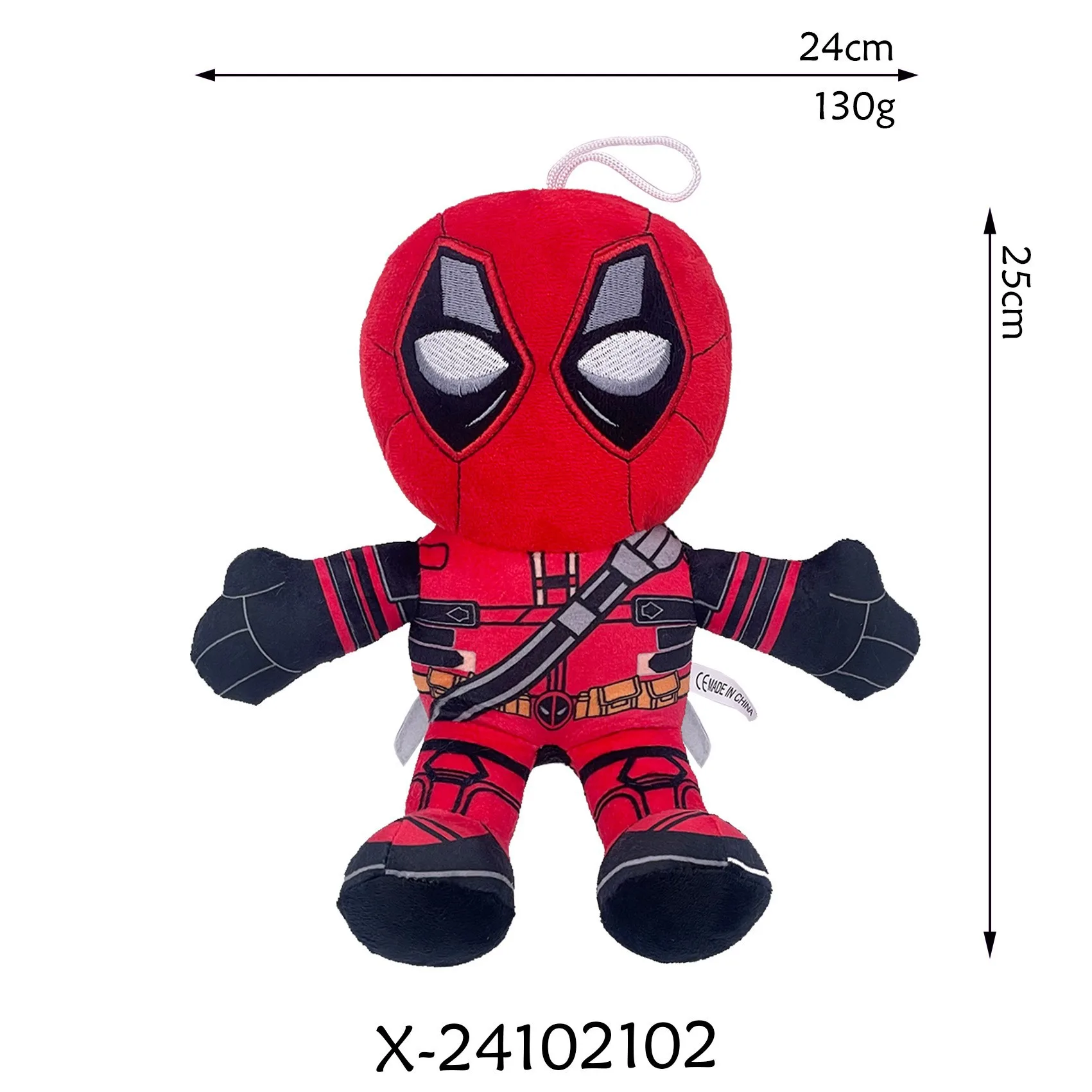 New Dogpool Plush Deadpool Deadpool&Wolverine Plushie Toys Wolverine Logan Pillow Bolster Room Decoration Christmas Kids Gifts