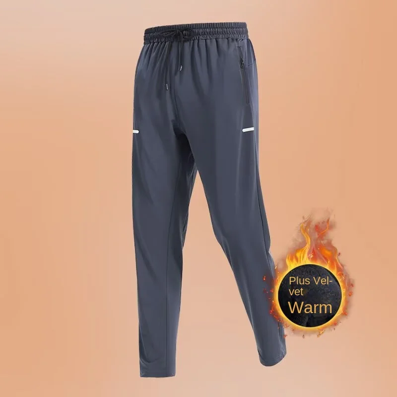 

Men's Loose Autumn Sports Leggings for Fitness, Football, Outdoor Cycling, Training, Casual Running, and Fleece-Lined Men's Pant