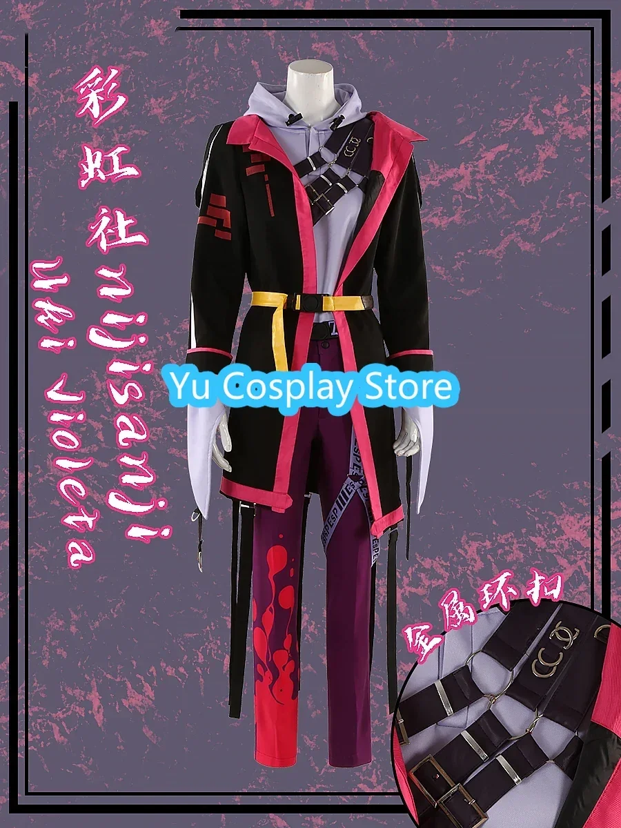 Vtuber Nocytx Uki Violeta Cosplay Costume Fancy Yutuber Suit Party Outfits Halloween Carnival Uniforms Custom Made