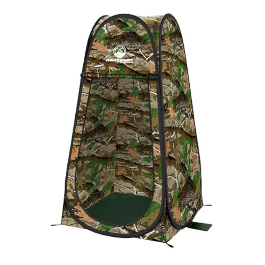 

Pop Up Changing Tent, 3.3 x 3.3 x 6.2ft, Camping Shower Tent for Portable Toilet Stall or Dressing Room with Carry Bag for Camp