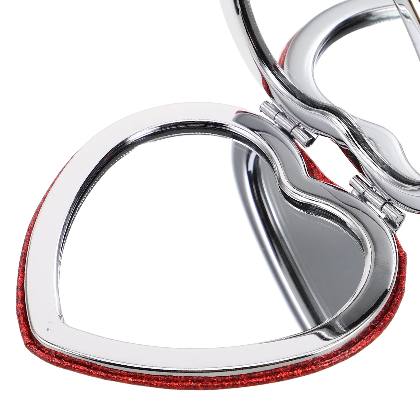 Espelho compacto bonito para mulheres viagem dobrável mini bolsa carro maquiagem bolsas dobrável dança