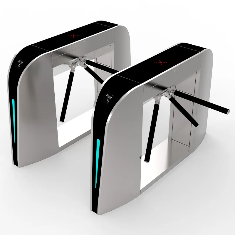 Entrance Tripod Turnstile Vertical Coin Operated Turnstiles for Public Toilets Entrance and Exit Gate Card Swipe