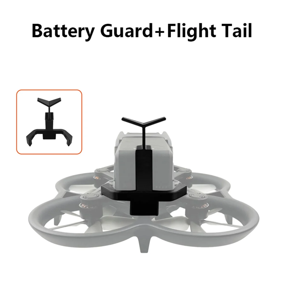 ABJZ Voor Avata Drone Batterijbeschermer Opvouwbare anti-ontgrendelingsgesp Beschermende klem Antisliphouder Vluchtstaart