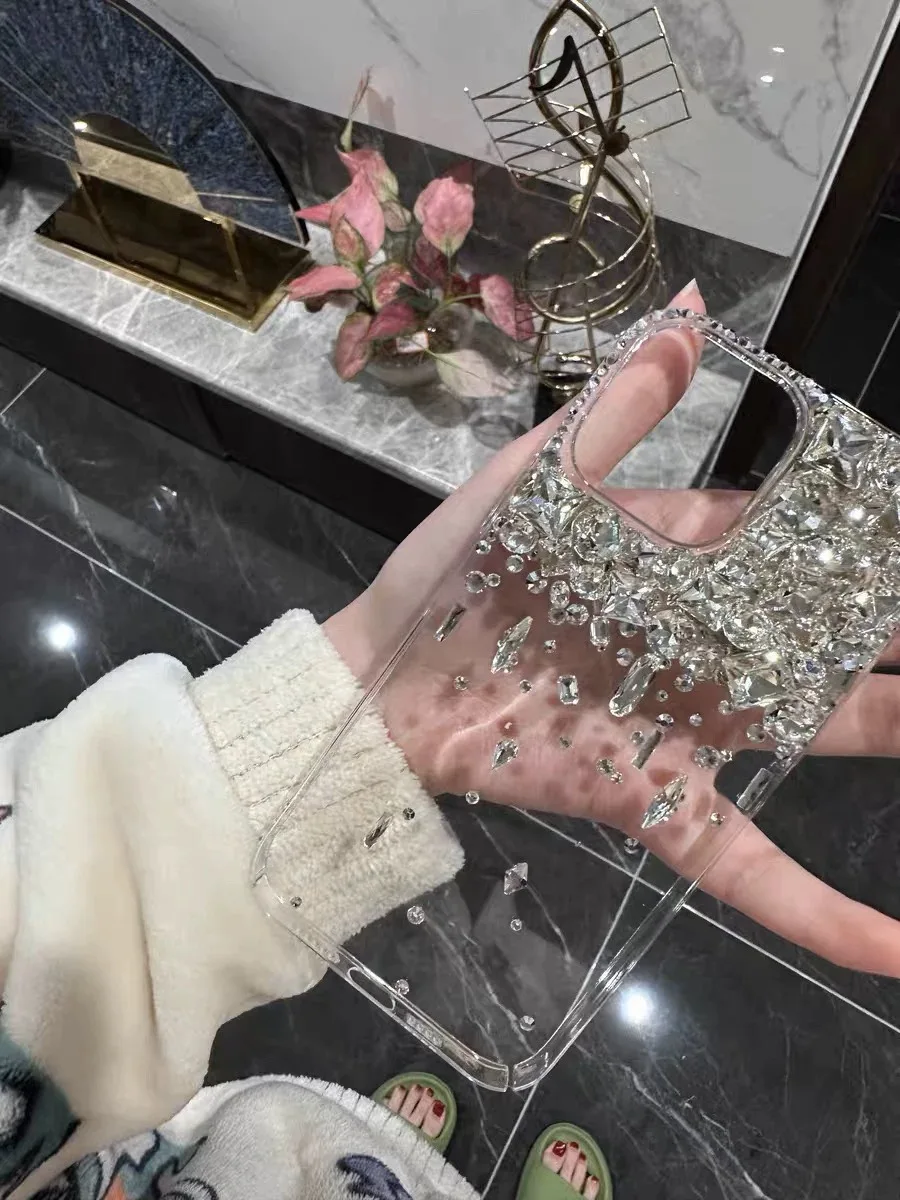 Чехол Flash Diamond Pure ручной работы подходит для iPhone