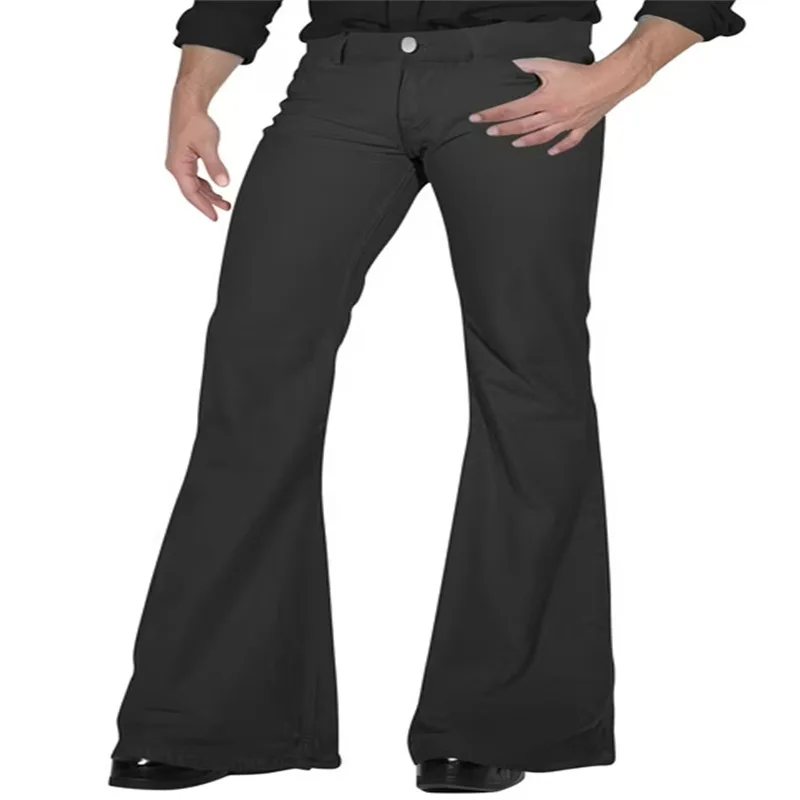 الرجال الخريف الشتاء جديد بلون سليم صالح تمتد الحضرية عارضة متوهج السراويل السراويل